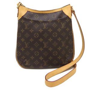 LOUIS VUITTON Monogram Odeon PM M56390 Shoulder Bag Brown Women's 352693